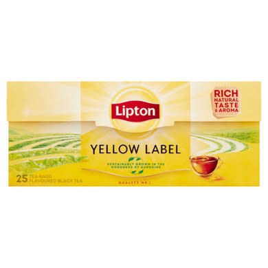 Lipton Yellow Label ízesített fekete tea