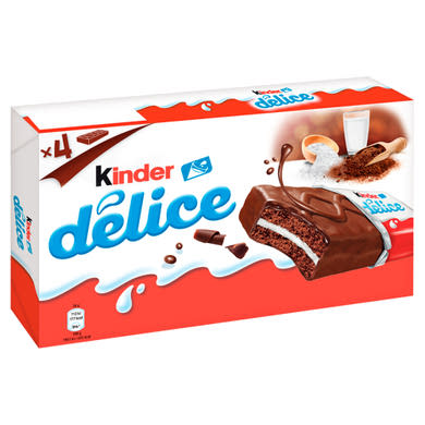 Kinder Delice tejes krémmel töltött kakaós piskóta kakaós bevonattal