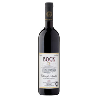 Bock Villányi Merlot classicus vörösbor 13,5% 750 ml