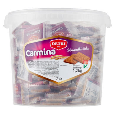 Detki Carmina karamellás keksz 200 x (1,2 kg)