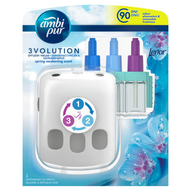 Ambi Pur 3Volution 20 ml +Spring Awakening Elektromos Légfrissítő Kezdőcsomag