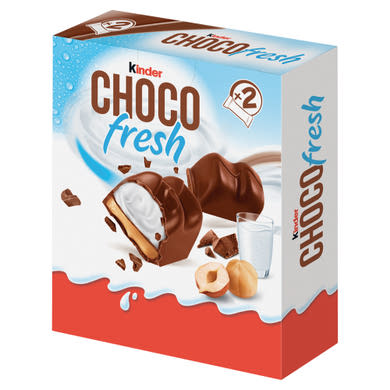 Kinder Chocofresh tejes és mogyorós krémmel töltött tejcsokoládé