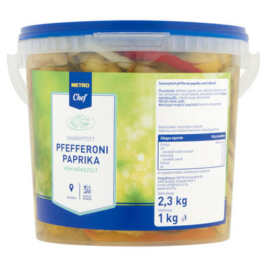 Metro Chef savanyított pfefferoni paprika