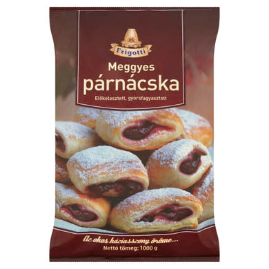 Frigotti gyorsfagyaszott, előkelesztett meggyes párnácska