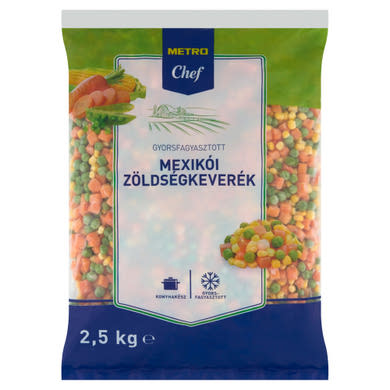 METRO Chef gyorsfagyasztott mexikói zöldségkeverék