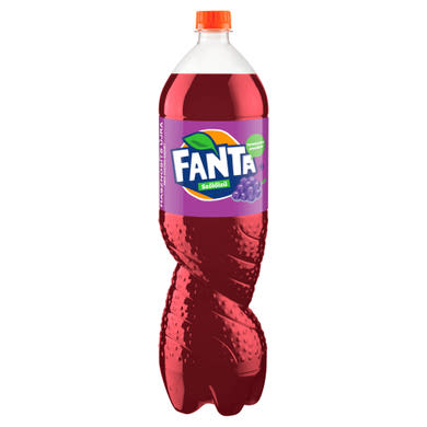 Fanta szőlőízű szénsavas üdítőital cukorral és édesítőszerekkel