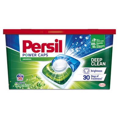 Persil Power Caps mosószer koncentrátum gépi mosáshoz fehér és világos ruhadarabokhoz 35 mosás