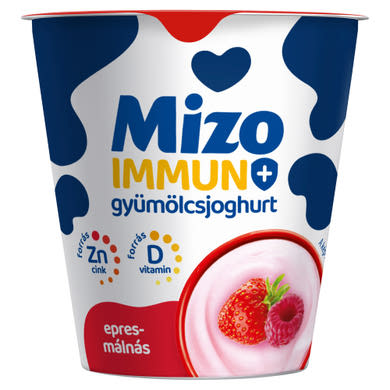 Mizo Immun+ epres-málnás gyümölcsjoghurt