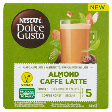 NESCAFÉ Dolce Gusto Almond Caffé Latte mandulás vegán kávékapszula