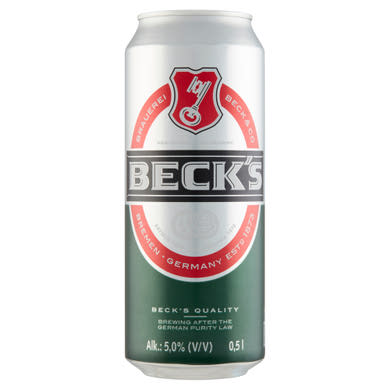 Beck's minőségi világos sör 5%
