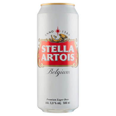 Stella Artois minőségi világos sör 5%