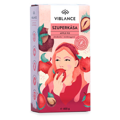 Viblance Szuperkása Apple Pie gluténmentes zabkása