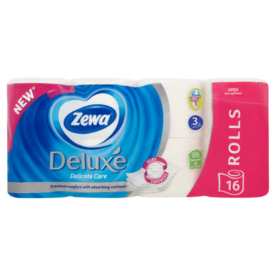 Zewa Deluxe Delicate Care toalettpapÃ­r 3 rÃ©tegÅ±