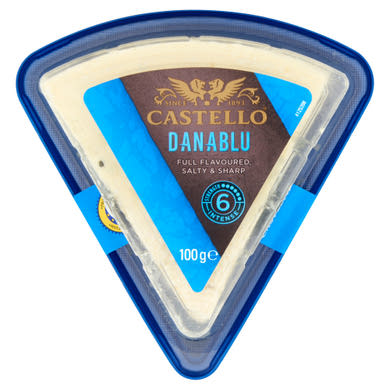 Castello Danablu 50+ dán zsírdús, kékpenésszel érő félkemény sajt