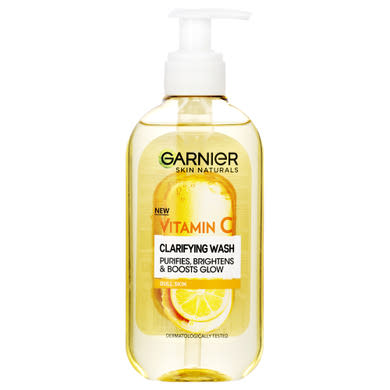 Garnier Skin Naturals ragyogást adó arctisztító gél C-vitaminszármazékkal,