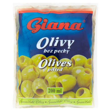 Giana spanyol zöld magozott olívabogyó sós lében