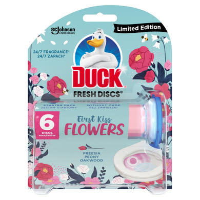 Duck Fresh Discs First Kiss Flowers WC-öblítő korong