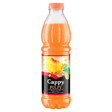 Cappy Pulpy szénsavmentes őszibarackital őszibarack gyümölcsdarabokkal