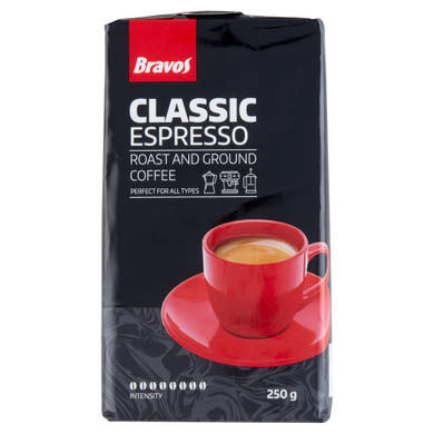 Bravos Classic Espresso őrölt, pörkölt kávé 250 g
