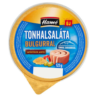 Hamé tonhalsaláta bulgurral