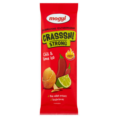 Mogyi Crasssh! Strong pirított földimogyoró chili & lime ízű tésztabundában