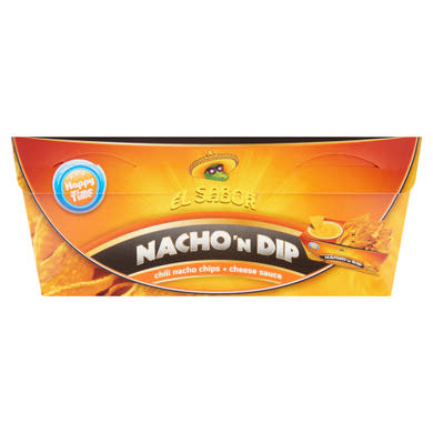 El Sabor Nacho 'N Dip chilis nacho chips és sajt szósz