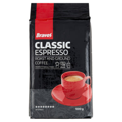 Bravos Classic Espresso őrölt, pörkölt kávé 1000 g