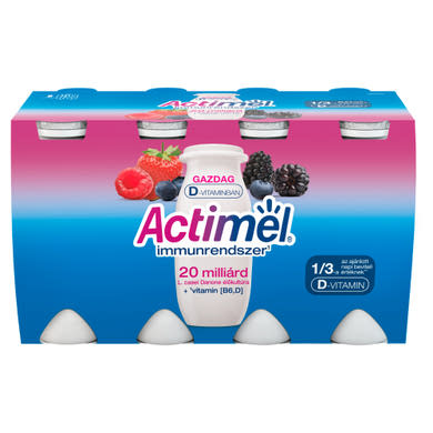 Danone Actimel Erdei gyümölcsízű joghurtital 8 x 100 g