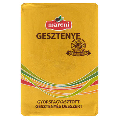 Maroni gyorsfagyasztott gesztenyés desszert