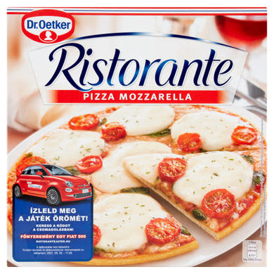 Dr. Oetker Ristorante Pizza Mozzarella gyorsfagyasztott pizza sajttal és bazsalikommal