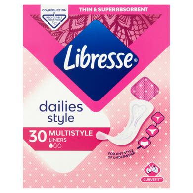 Libresse Dailies Style Multistyle tisztasági betét 30 db