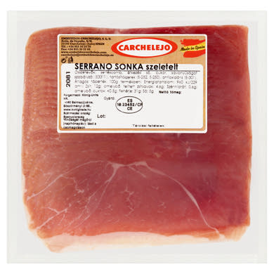 Carchelejo szeletelt Serrano sonka