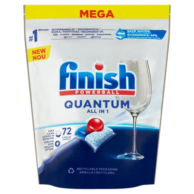 Finish Powerball Quantum All in 1 Regular mosogatógép kapszula 748,8 g