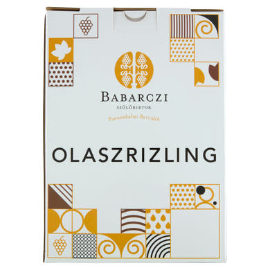 Babarczi Pannonhalmi Olaszrizling száraz fehérbor 13,5%