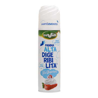 TREVALLI Laktózmentes tejszínhab spray