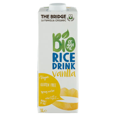 The Bridge UHT BIO gluténmentes vaníliás rizsital