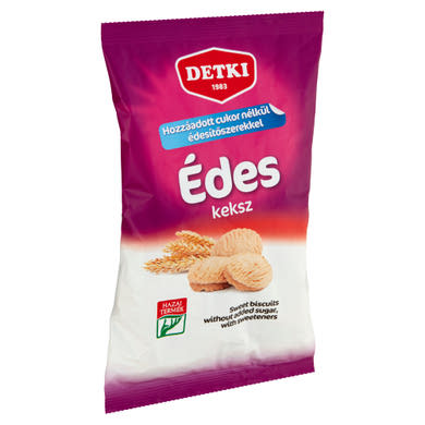 Detki édes omlós keksz hozzáadott cukor nélkül, édesítőszerekkel