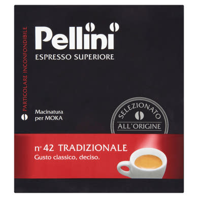 Pellini n°42 Tradizionale őrölt kávé 2 x