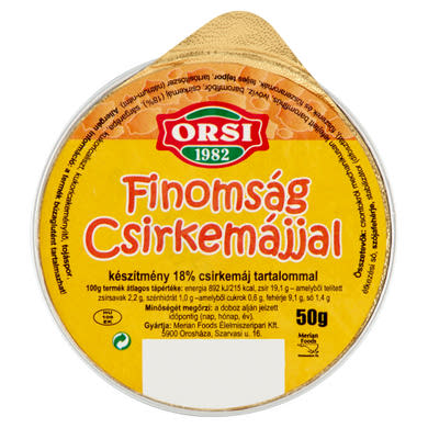 Orsi finomság csirkemájjal