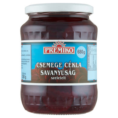 Premiko szeletelt csemege cékla savanyúság