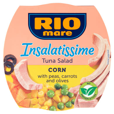 Rio Mare Insalatissime Corn készétel zöldségekkel és tonhallal
