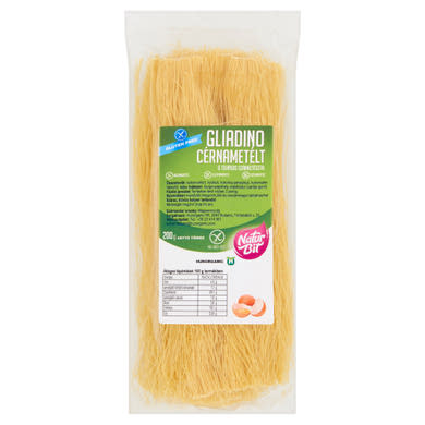 Naturbit Gliadino cérnametélt 6 tojásos száraztészta 200 g