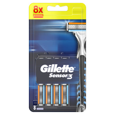 Gillette Sensor3 Borotva - 8 db Penge