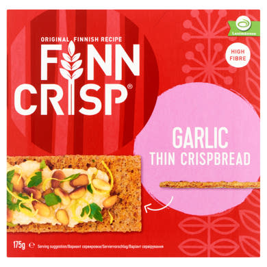 Finn Crisp fokhagyma ízesítésű vékony ropogós kenyér