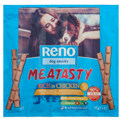 Reno csirkében gazdag kiegészítő állateledel felnőtt kutyák számára 5 x 11 g