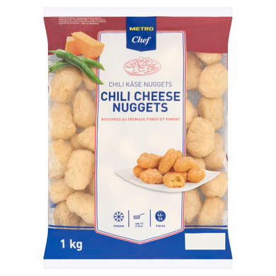 Metro Chef fagyasztott, elősütött sajtfalatok chili paprikával
