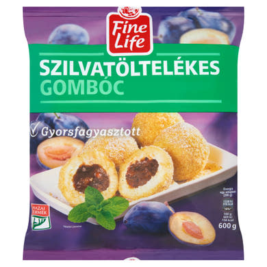 Fine Life gyorsfagyasztott szilvatöltelékes gombóc