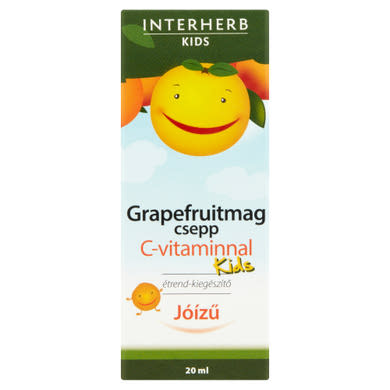 Interherb Kids grapefruitmag csepp C-vitaminnal étrend-kiegészítő 20 ml