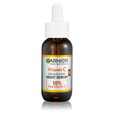 Garnier Skin Naturals ragyogást adó éjszakai szérum C-vitaminnal,