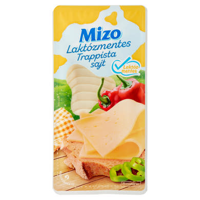 Mizo szeletelt laktózmentes trappista sajt
